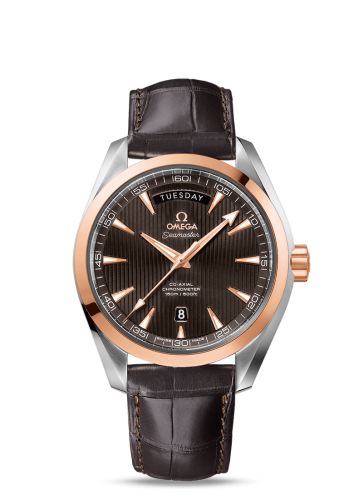 Omega Seamaster Aqua Terra 150m Co-Axial 41.5 Day-Date Stainless Steel / Red Gold / Grey